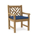 Anderson Teak Dining Chair Navy Anderson Teak Honey Golden Brown Vilano Dining Armchair