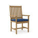 Anderson Teak Dining Chair Navy Anderson Teak Honey Golden Brown Wilshire Dining Armchair