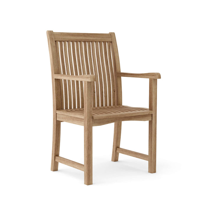 Anderson Teak Dining Chair None Anderson Teak Chicago Dining Outdoor Wood Armchair