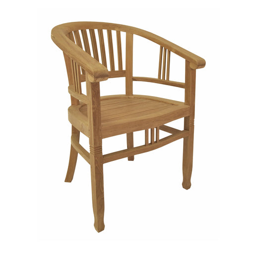 Anderson Teak Dining Chair None Anderson Teak Honey Golden Brown Captain Dining Armchair