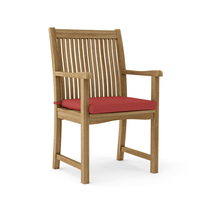 Anderson Teak Dining Chair Pomegranate Anderson Teak Chicago Dining Outdoor Wood Armchair