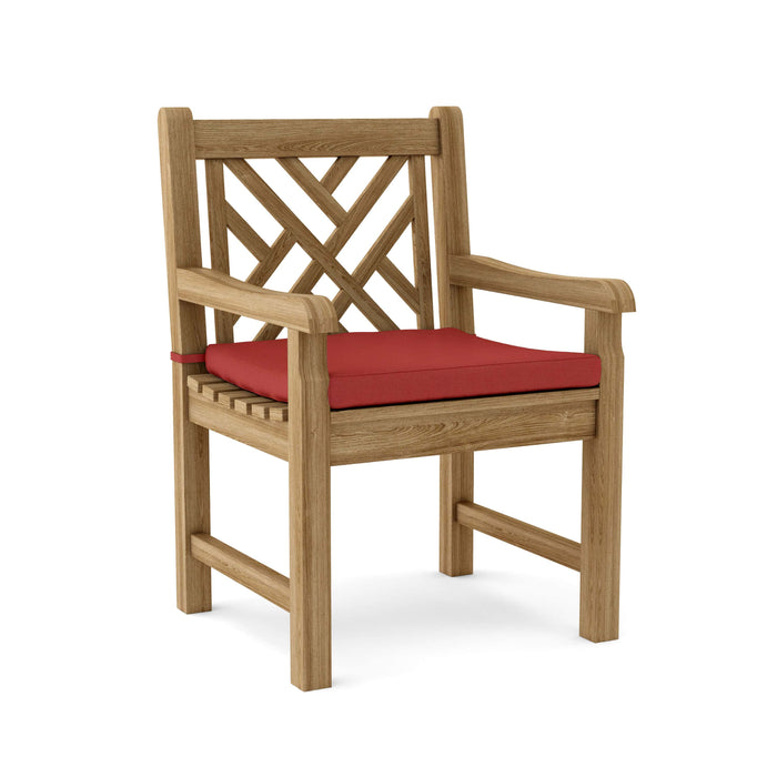 Anderson Teak Dining Chair Pomegranate Anderson Teak Honey Golden Brown Vilano Dining Armchair