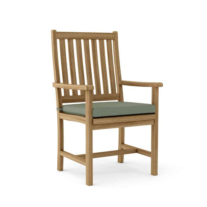 Anderson Teak Dining Chair Sage Anderson Teak Honey Golden Brown Wilshire Dining Armchair