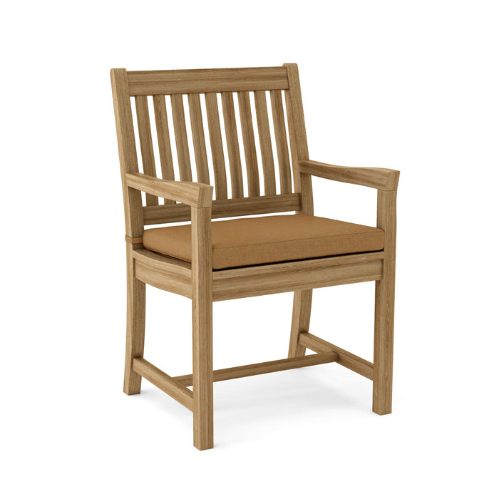 Anderson Teak Dining Chair Teak Anderson Teak Honey Golden Brown Rialto Dining Armchair