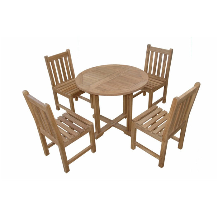 Anderson Teak Dining Set Anderson Teak Outdoor Patio Dining Set MONTAGE BRAXTON 5-PC