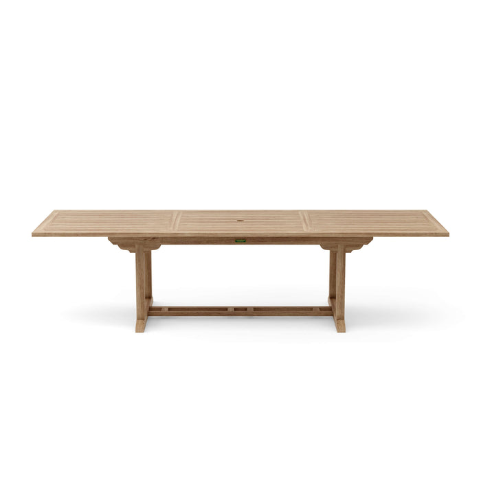 Anderson Teak Dining Table Anderson Teak Bahama 118″ Rectangular Extension Dining Table