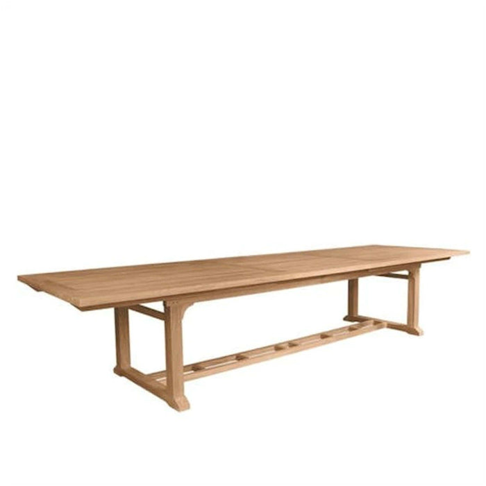 Anderson Teak Dining Table Anderson Teak Bahama 150″ Rectangular Extension Table Extra Thick