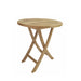 Anderson Teak Dining Table Anderson Teak Bahama 27″ Round Wood Bistro Folding Table