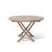 Anderson Teak Dining Table Anderson Teak Bahama 47″ Round Folding Dining Table