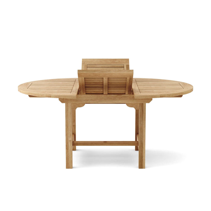 Anderson Teak Dining Table Anderson Teak Bahama 67″ Oval Extension Dining Table