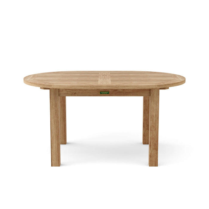 Anderson Teak Dining Table Anderson Teak Bahama 79″ Oval Extension Dining Table