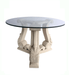 Anderson Teak Dining Table Anderson Teak Fleur Round Glass Top Stone Dining Table