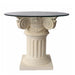 Anderson Teak Dining Table Anderson Teak Florence Pedestal Round Glass Top Dining Table