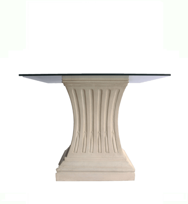 Anderson Teak Dining Table Anderson Teak Legacy Pedestal Square Glass Top Dining Table