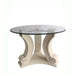 Anderson Teak Dining Table Anderson Teak Regency Round Glass Top Stone Dining Table