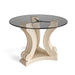 Anderson Teak Dining Table Anderson Teak Regency Round Glass Top Stone Dining Table