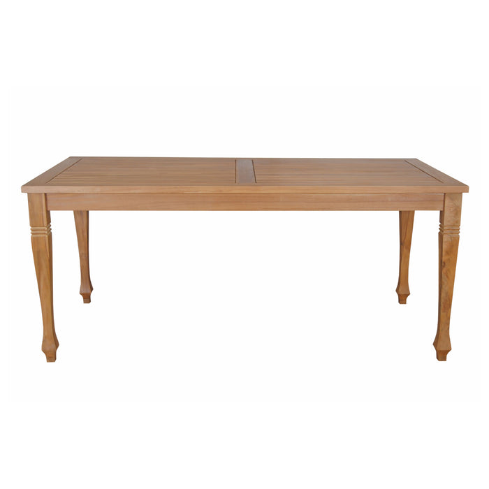 Anderson Teak Dining Table Anderson Teak Rockford 65" Outdoor Patio Wood Dining Table