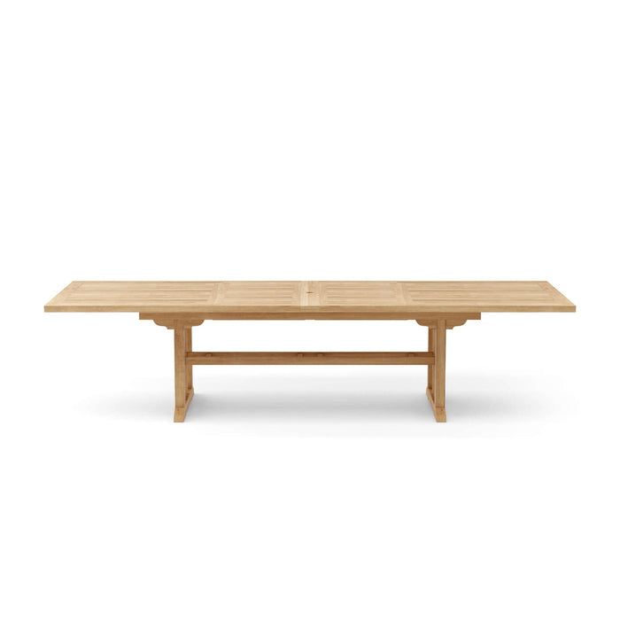 Anderson Teak Dining Table Anderson Teak Sahara 126″ Rectangular Double Extension Dining Table