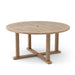 Anderson Teak Dining Table Anderson Teak Tosca 59″ Round Wood Outdoor Dining Table