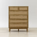 Anderson Teak Dresser Anderson Teak Bodrum Natural Beige Wood 6-Drawer Chest