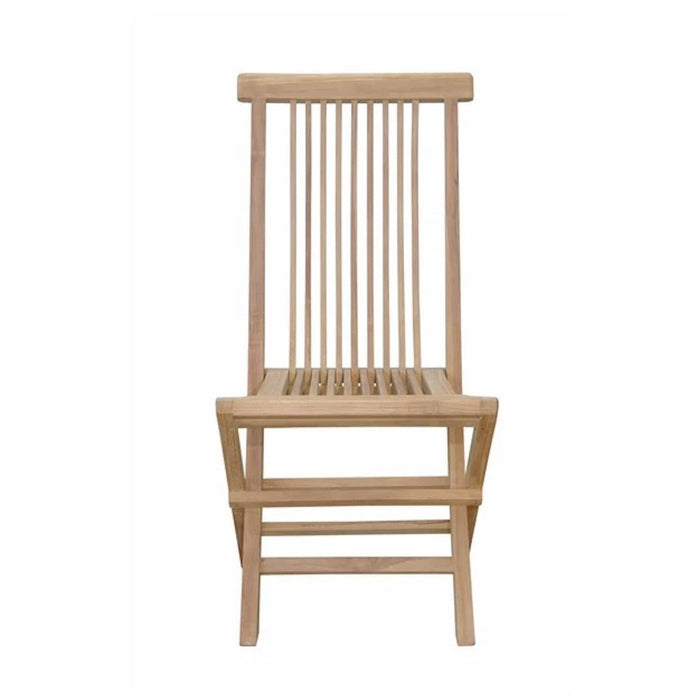 Anderson Teak Folding Chair Anderson Teak Bristol Outdoor Wood Folding Chair (2-pc)