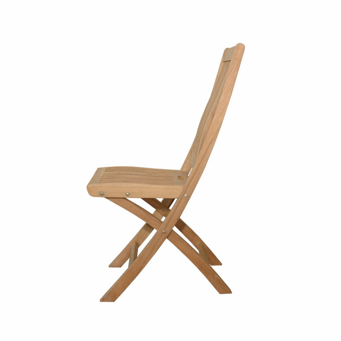 Anderson Teak Folding Chair Anderson Teak Tropico Outdoor Wood Folding Chair (2-pc)