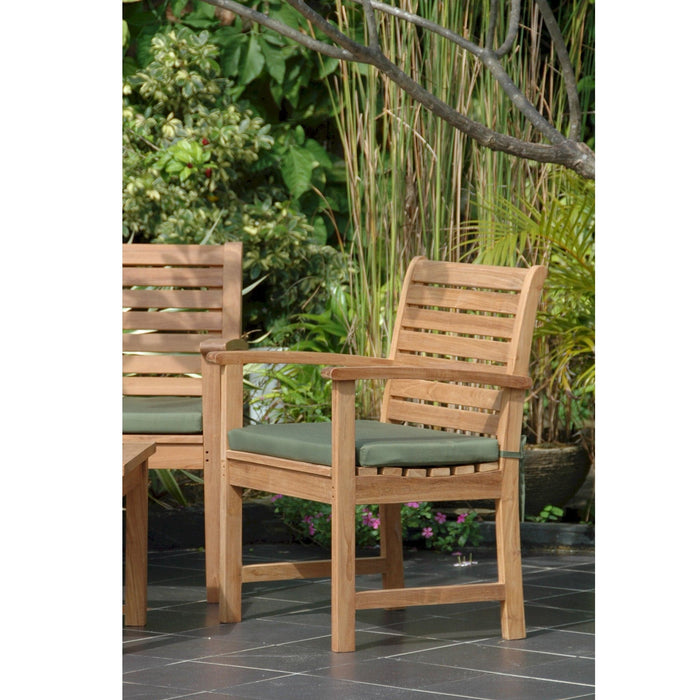 Anderson Teak Folding Chair Anderson Teak Victoria Outdoor Wood Dining Armchair