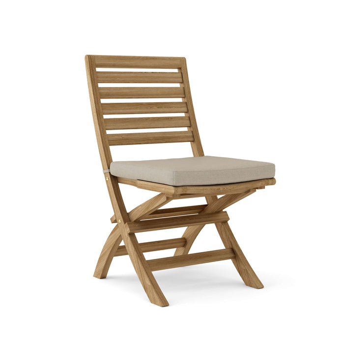 Anderson Teak Folding Chair Ash Anderson Teak Honey Golden Brown Andrew Folding Chair (2-pc)