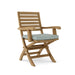 Anderson Teak Folding Chair Mist Anderson Teak Andrew Folding Outdoor Wood Armchair (2-pc)