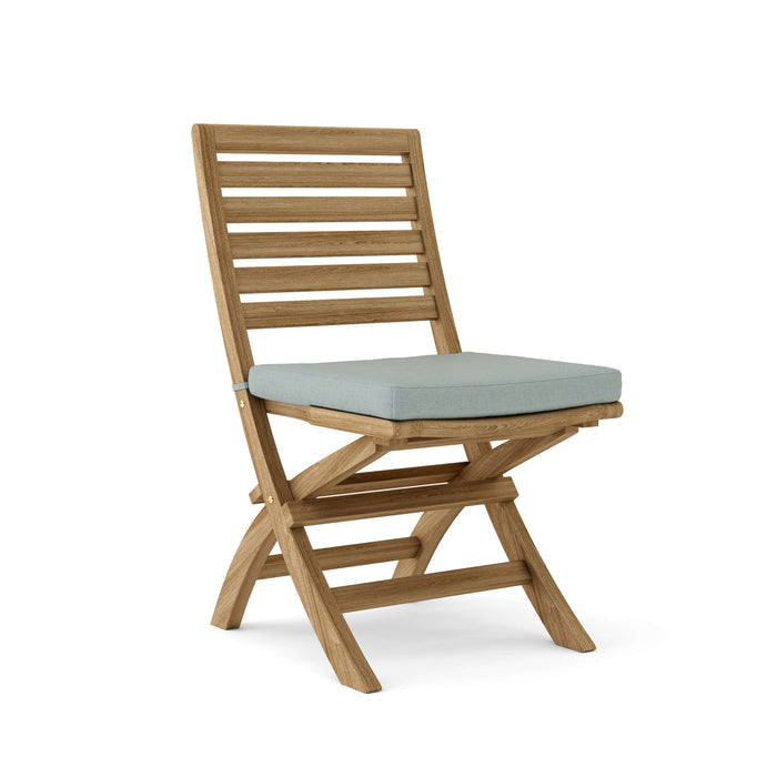 Anderson Teak Folding Chair Mist Anderson Teak Honey Golden Brown Andrew Folding Chair (2-pc)