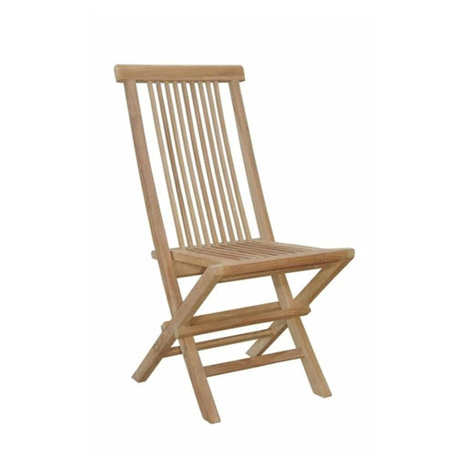 Anderson Teak Folding Chair None Anderson Teak Bristol Outdoor Wood Folding Chair (2-pc)