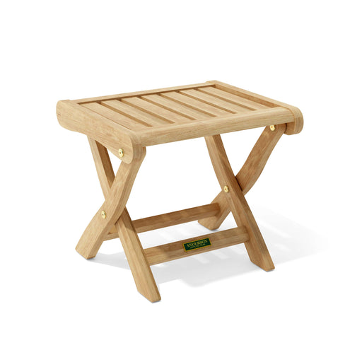 Anderson Teak Folding Chair None Anderson Teak Katana Folding Outdoor Wood Backless Chair