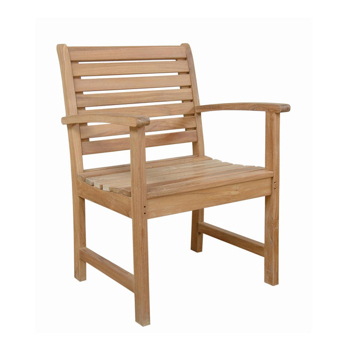 Anderson Teak Folding Chair None Anderson Teak Victoria Outdoor Wood Dining Armchair