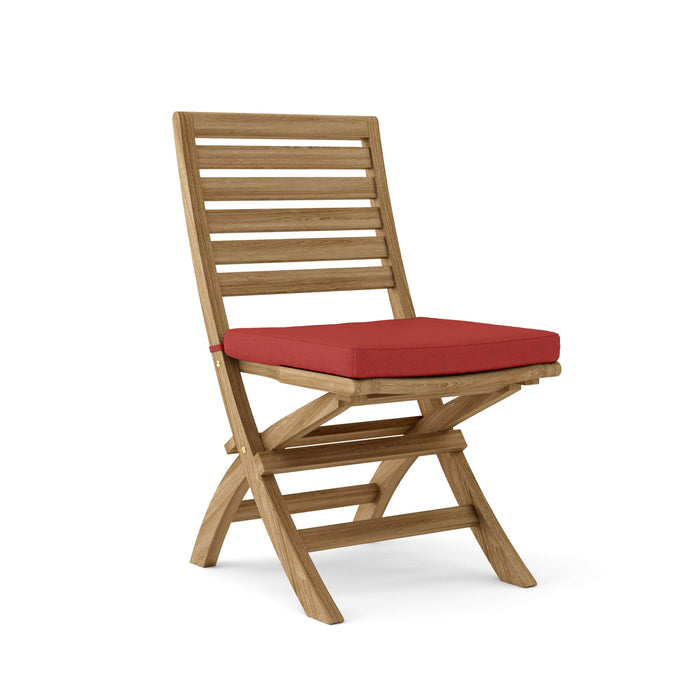 Anderson Teak Folding Chair Pomegranate Anderson Teak Honey Golden Brown Andrew Folding Chair (2-pc)