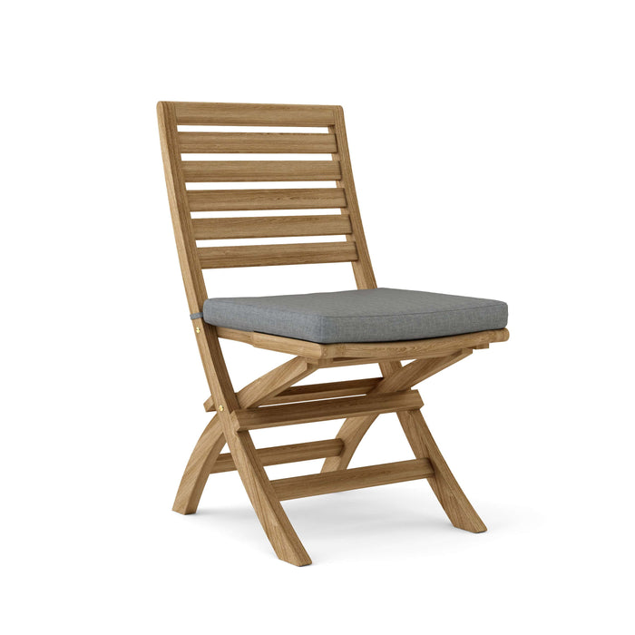 Anderson Teak Folding Chair Slate Anderson Teak Honey Golden Brown Andrew Folding Chair (2-pc)