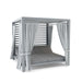 Anderson Teak Gazebo Anderson Teak Castello Aluminum Cabana with Sun Lounger