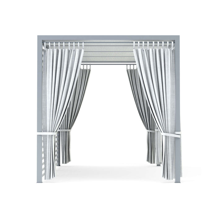 Anderson Teak Gazebo Anderson Teak Castello Grey Aluminum Cabana