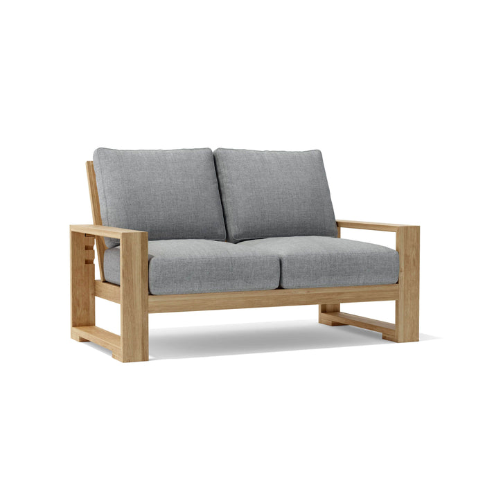 Anderson Teak Loveseat Anderson Teak Capistrano Outdoor Wood Deep Seating Loveseat