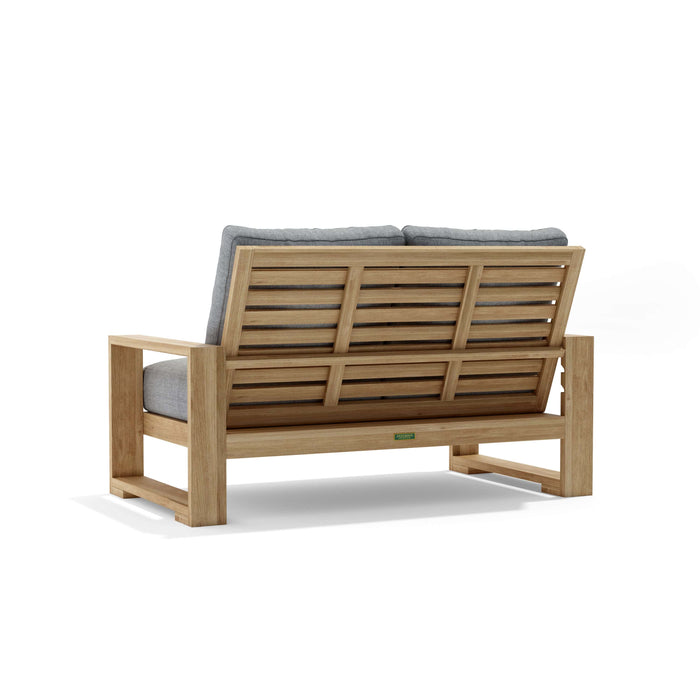 Anderson Teak Loveseat Anderson Teak Capistrano Outdoor Wood Deep Seating Loveseat