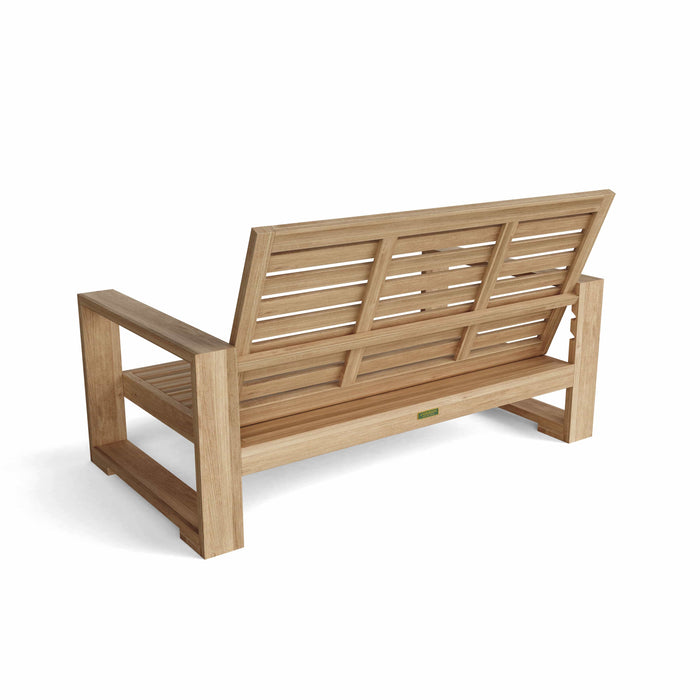 Anderson Teak Loveseat Anderson Teak Capistrano Outdoor Wood Deep Seating Loveseat