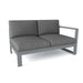 Anderson Teak Loveseat Anderson Teak Lucca Outdoor Wood Deep Seating Left Loveseat