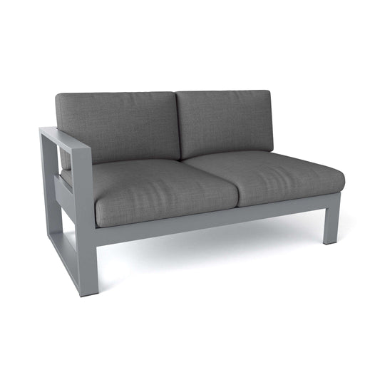 Anderson Teak Loveseat Anderson Teak Lucca Outdoor Wood Deep Seating Right Loveseat