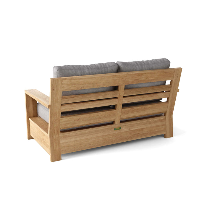 Anderson Teak Loveseat Anderson Teak Madera Outdoor Wood Deep Seating Loveseat