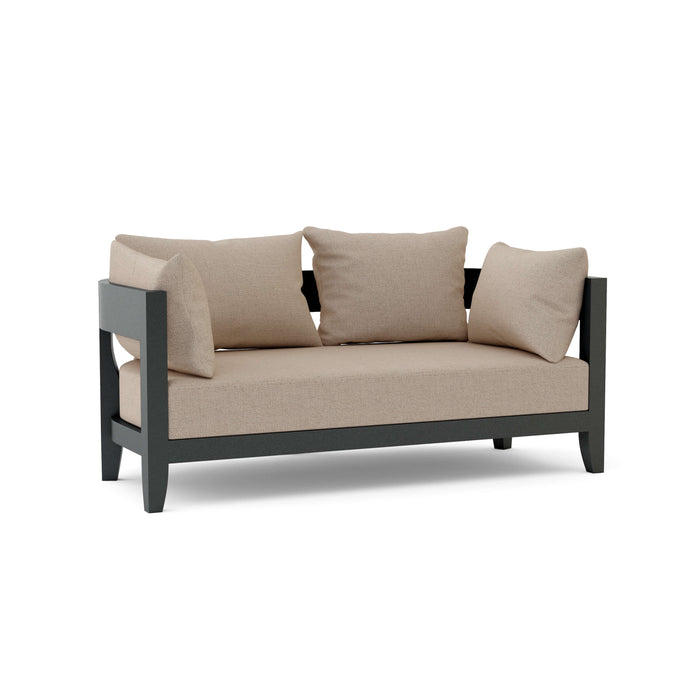 Anderson Teak Loveseat Ash Anderson Teak Coronado Outdoor Deep Seating Aluminum Loveseat