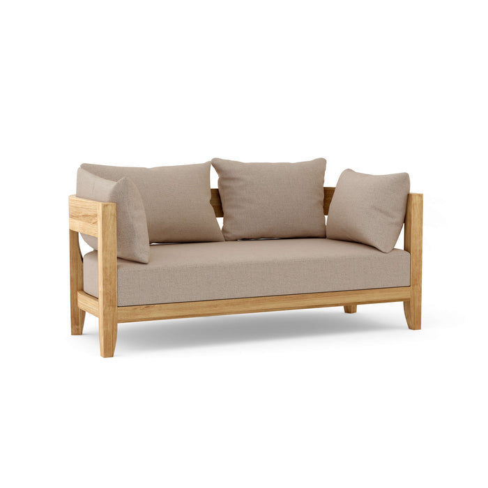 Anderson Teak Loveseat Ash Anderson Teak Coronado Outdoor Wood Deep Seating Loveseat