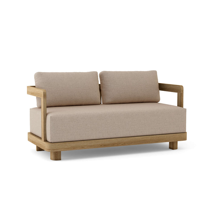 Anderson Teak Loveseat Ash Anderson Teak Granada Outdoor Deep Seating Loveseat