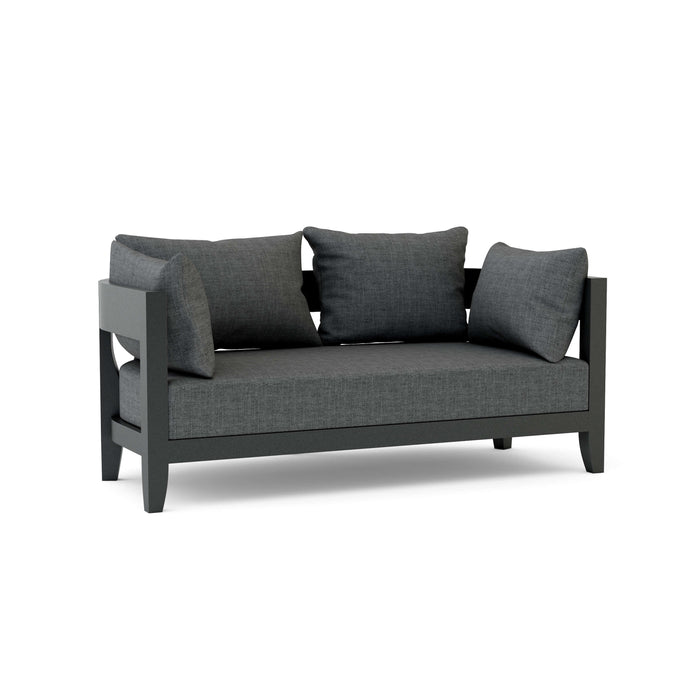 Anderson Teak Loveseat Charcoal Anderson Teak Coronado Outdoor Deep Seating Aluminum Loveseat