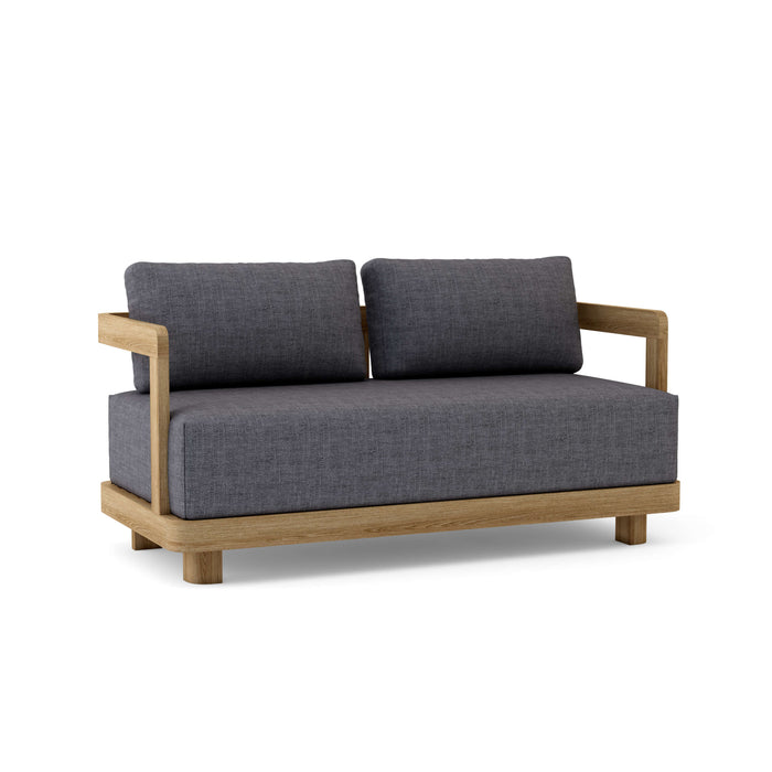 Anderson Teak Loveseat Charcoal Anderson Teak Granada Outdoor Deep Seating Loveseat