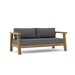 Anderson Teak Loveseat Charcoal Anderson Teak Palermo Outdoor Wood Deep Seating Loveseat