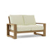 Anderson Teak Loveseat Natural Anderson Teak Capistrano Outdoor Wood Deep Seating Loveseat